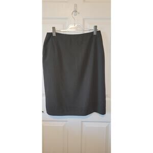 Bally Skirt Woman 14 Army Green Pencil Wool Knee Career Corporate Work Business